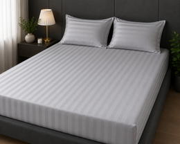 Striped Fitted Bedsheet Set