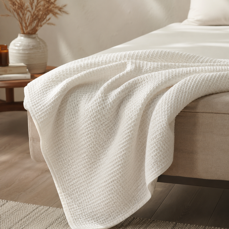 0.5×0.5 Cotton Coverlet - 240×180