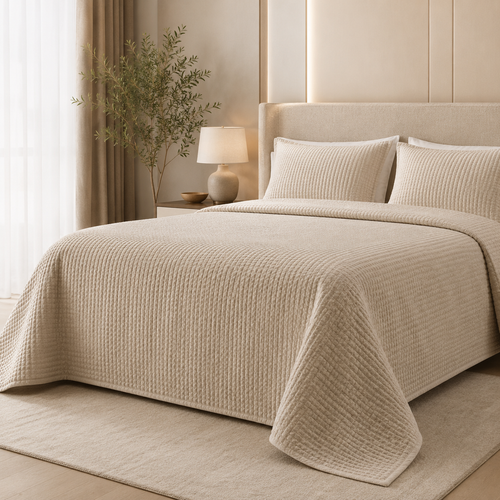 0.5×0.5 Cotton Coverlet - 240×180