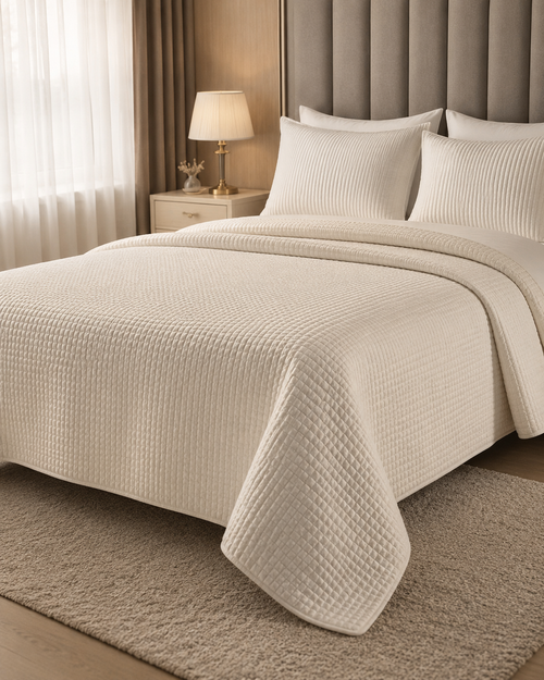 0.5×0.5 Cotton Coverlet - 240×220