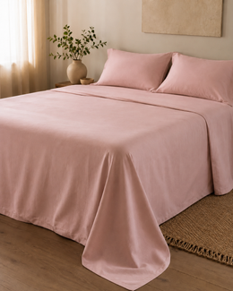 Plain Flat Bed Sheet Set
