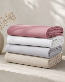 Plain Flat Bed Sheet Set