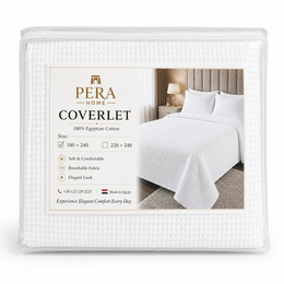 0.5×0.5 Cotton Coverlet - 240×180